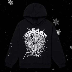 SP5DER HOODIE BLACK & WHITE